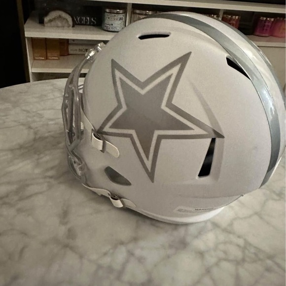 Dallas Cowboys Dak Prescott #4 & Jason Witten #82 Signed Full Size Helmet w COA - Picture 3 of 10